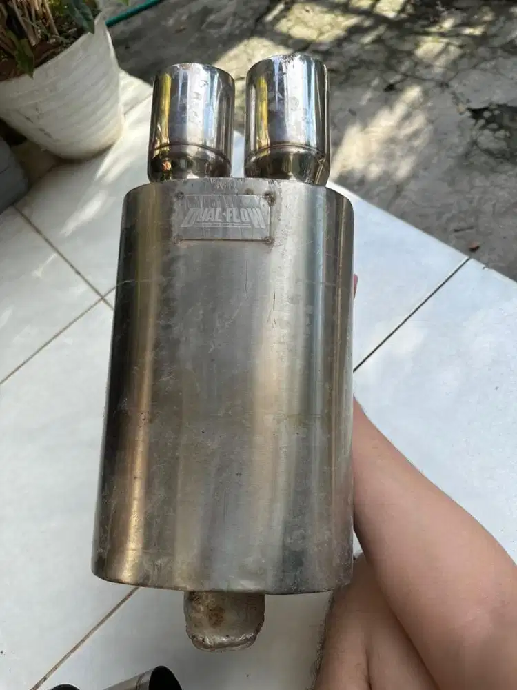 Muffler knalpot ironcrafts ironcraft dual