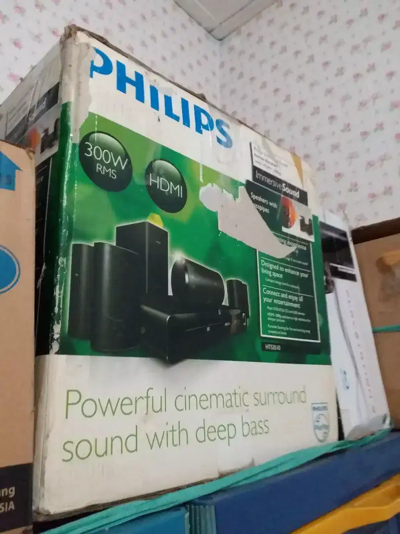 Home theatre philips  5.1 dts hdmi