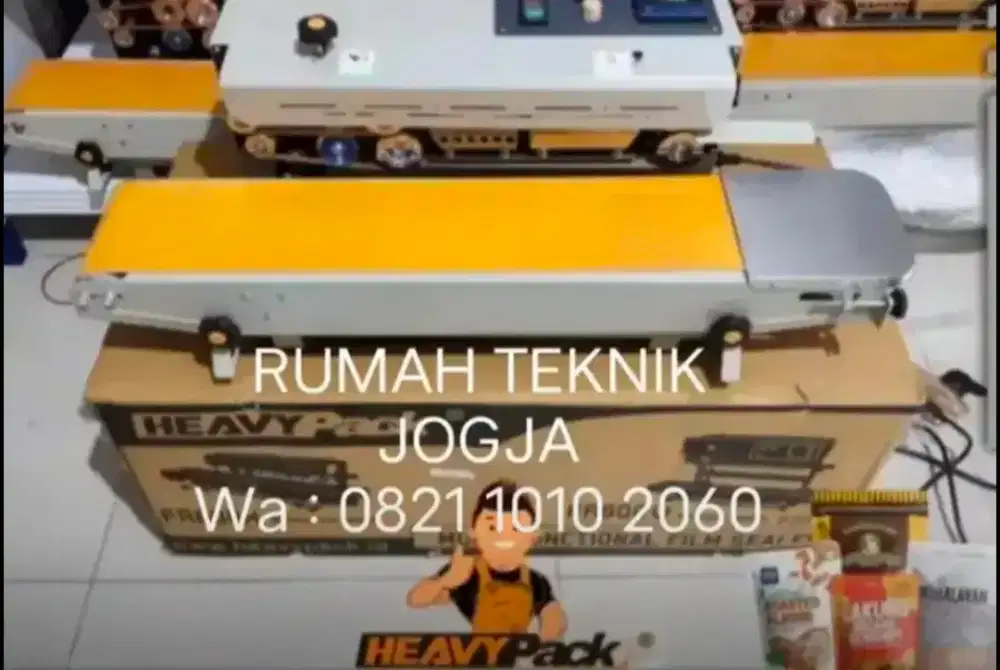 (RUMAH TEKNIK JOGJA)Mesin sealer band continuous sealer garansi 1 thn