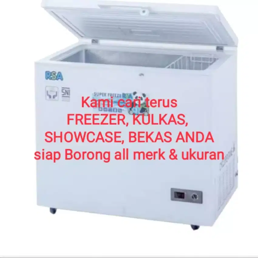 #dibeli kulkas dan freezer bekasnya barang bekas rumah tangga anda