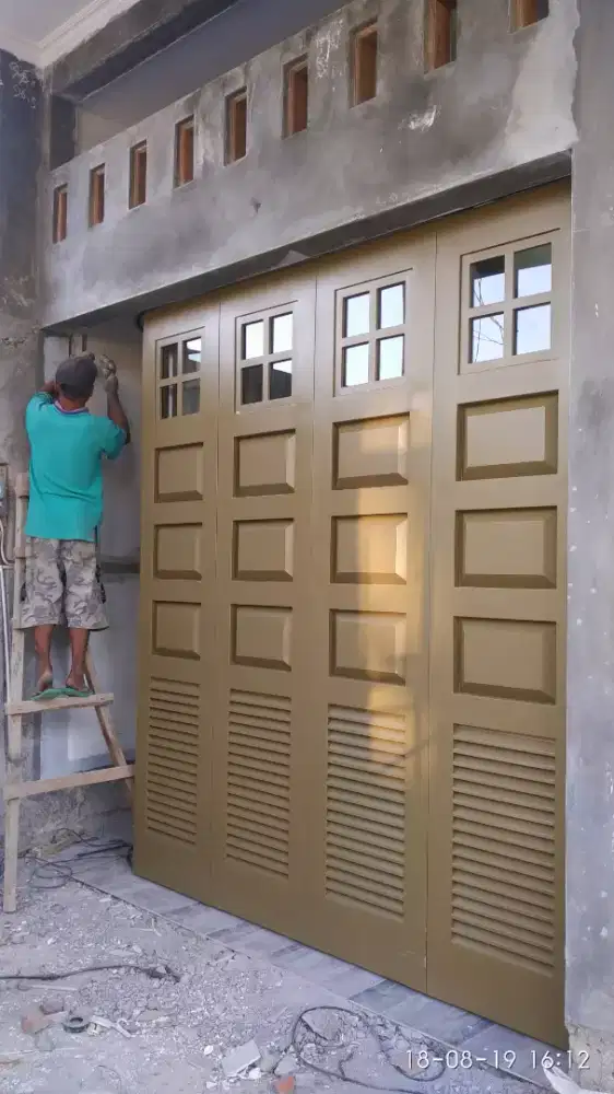 pintu garasi/ruko dll,..model sleeding tikung