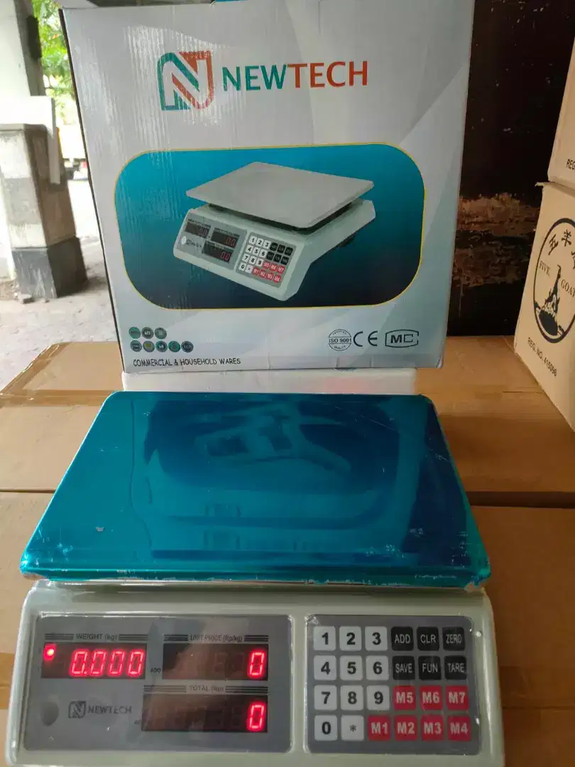 Timbangan digital meja 30 kg ada tera garansi untuk beras expdisi