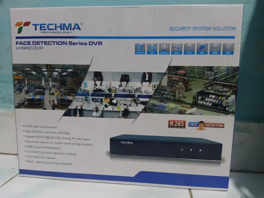 Paket cctv techma full color warna