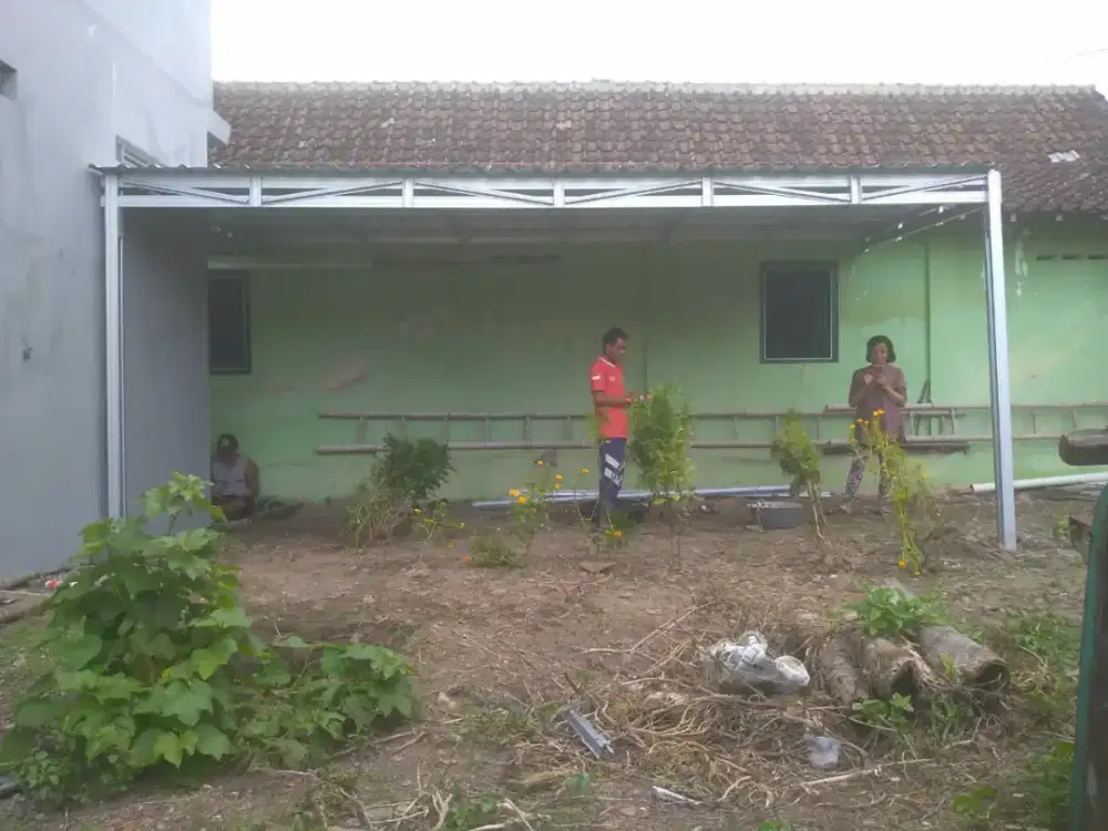 Kanopi baja ringan Ok Truss anti karat berkualitan dan lebih efisien