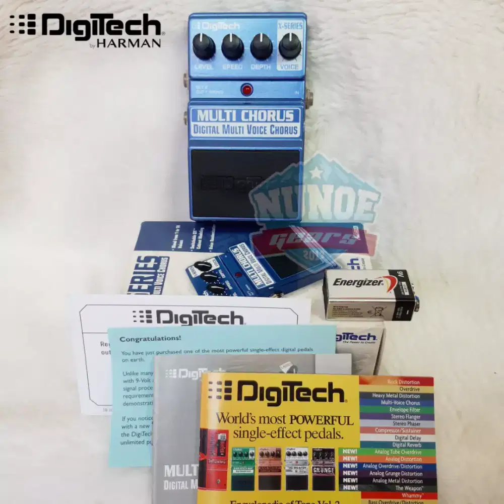 NOS Rare‼ Efek Gitar Digitech XMC Multi Voice Chorus setara Boss MXR