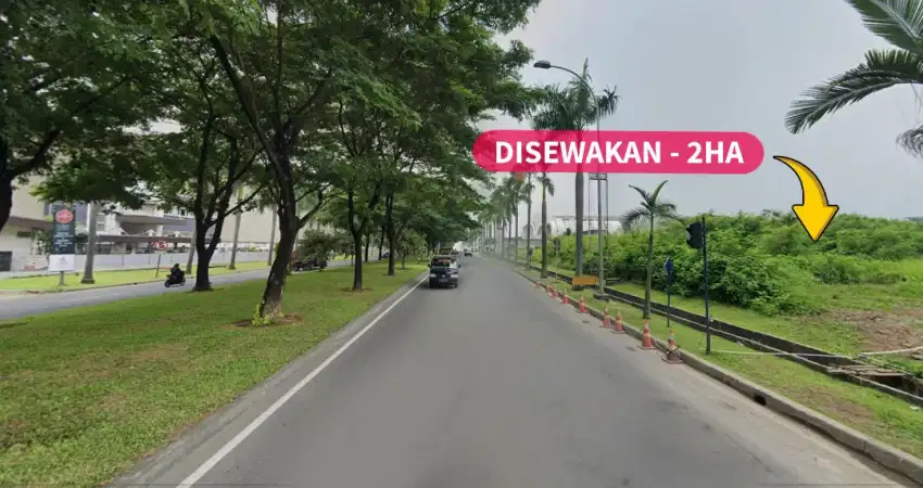 Disewakan tanah 2 ha di Jababeka 5 cikarang cocok buat parkiran parkir