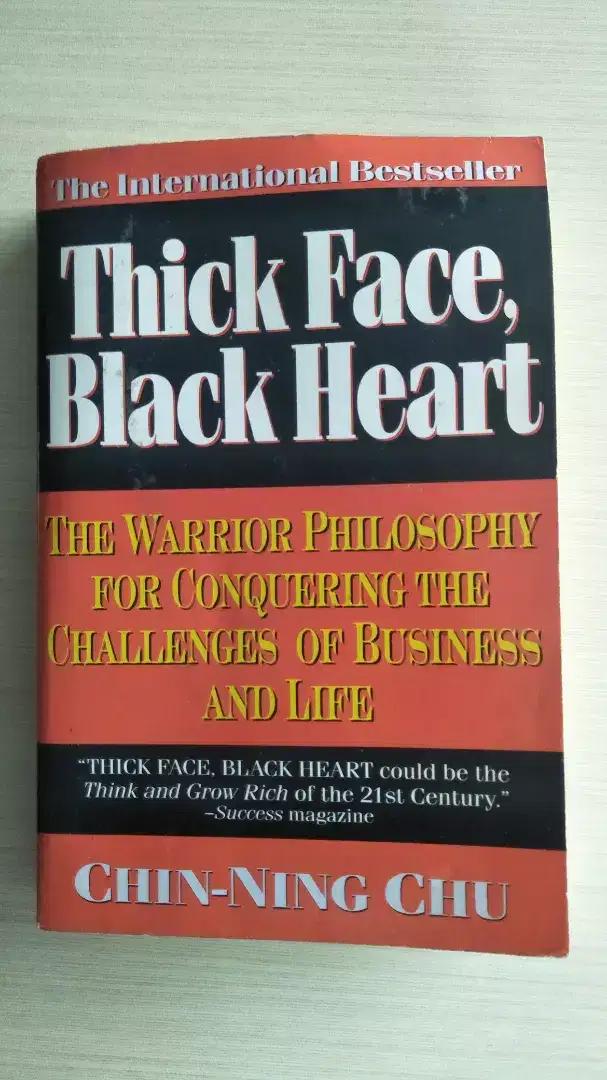 Di Jual Buku Thick Face Black Heart Original