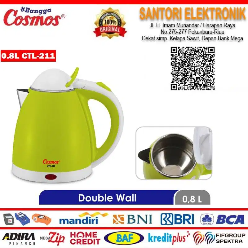 ELECTRIK KETTLE COSMOS CTL-211