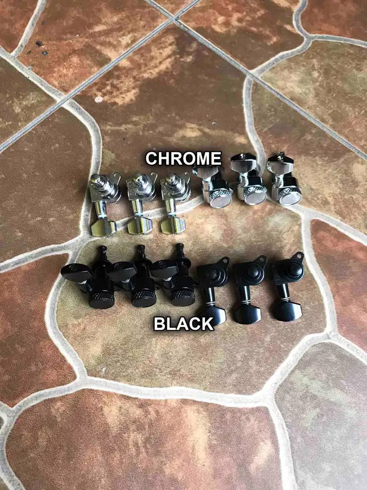 Original Dryer Gitar Locking Peg Sejajar Inline Standard Guitars