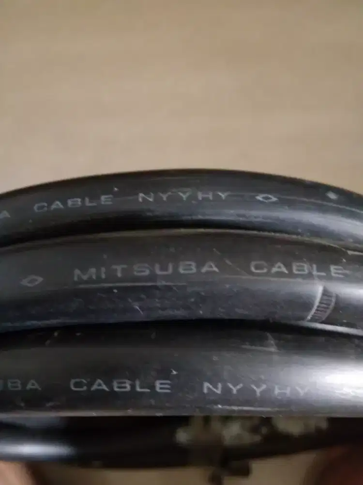 Kabel Listrik lampu Mitsuba NYYHY 2X4 mm