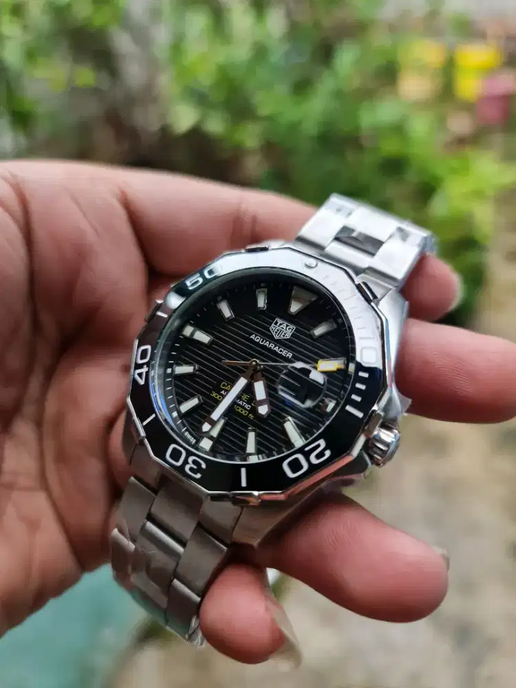 Jam Tangan Tag Heuer Aquaracer Black Dial Jam Tangan 913308705