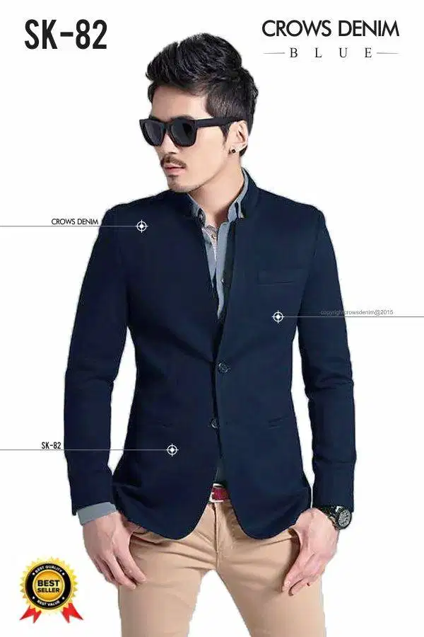 Jas Pria | Jas Biru Navy | Jas Semi Formal Untuk Pria