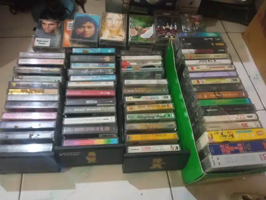 Kaset jadul masih orian tahun 1980 -2002 masih pada normal dan mulus