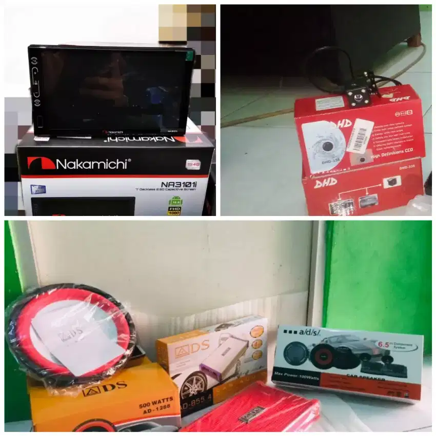 Paket Komplit Audio Mobil Surabaya Power Subwoofer Spiker Split