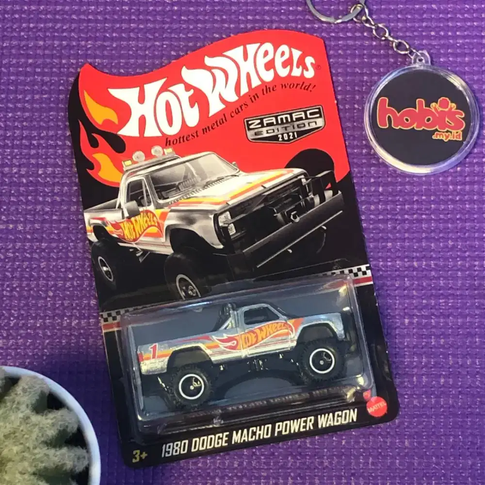 Diecast Hot Wheels Zamac Edition 2021 Dodge Macho Power Wagon Mail in