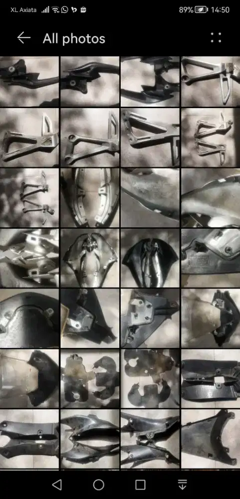 Part copotan Honda cbr 250r