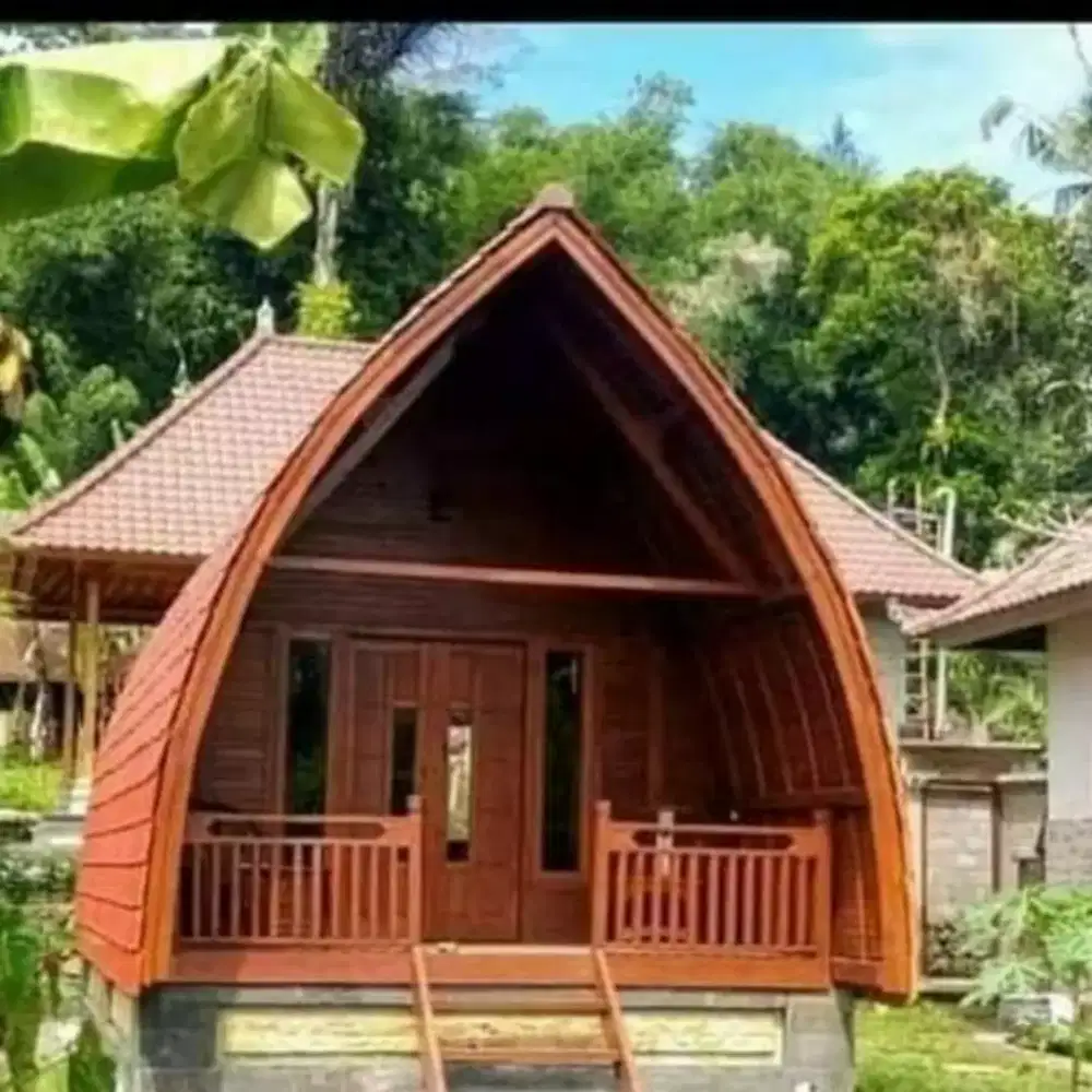Bikin Rumah kebun rumah kayu