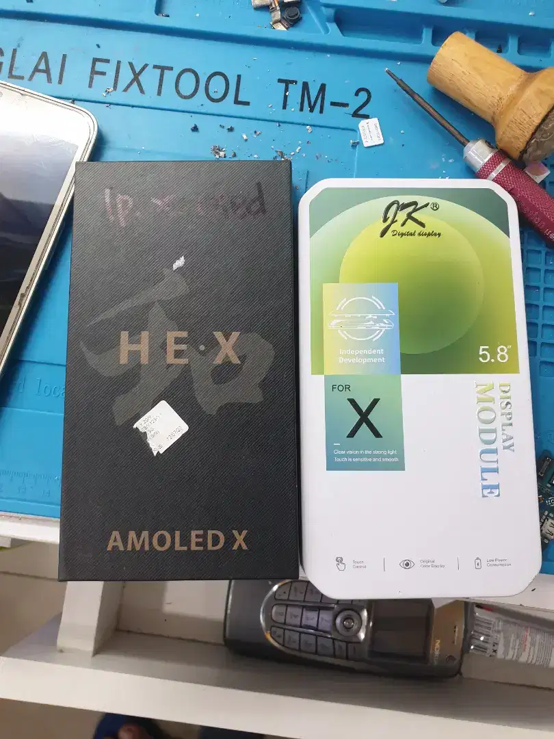 Lcd iphone x + pemasangan