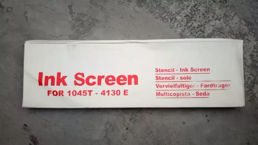 Ink screen (kassa) mesin stensil Gestetner