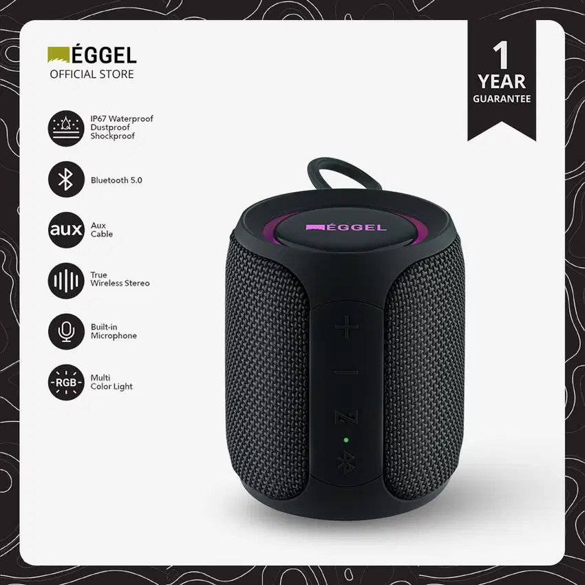 Eggel Terra 3 Mini S Neo Bluetooth Speaker Active Fit