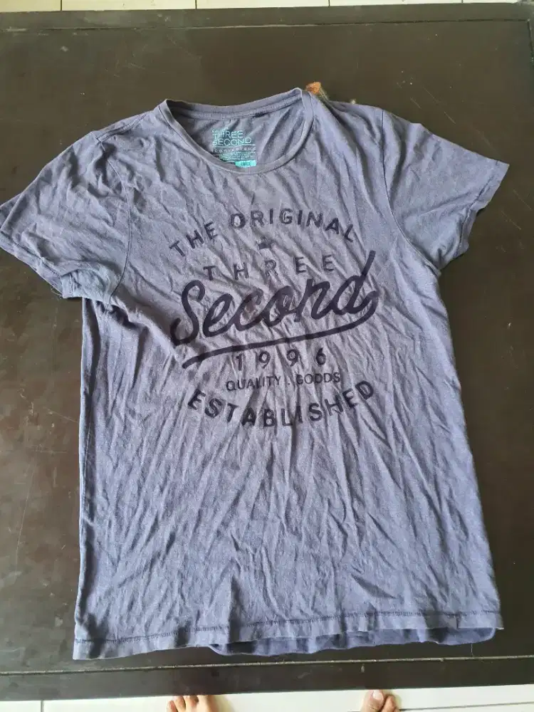 Baju Kaos ThreeSecond Original