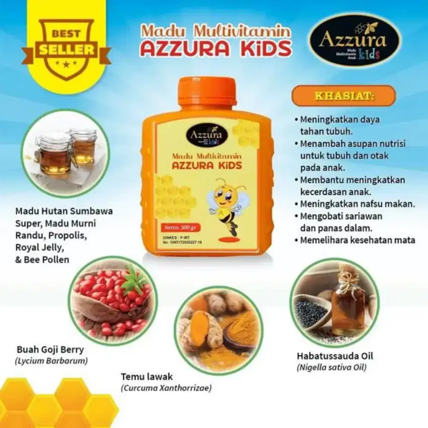 Madu Azzura Multivitamin Kids