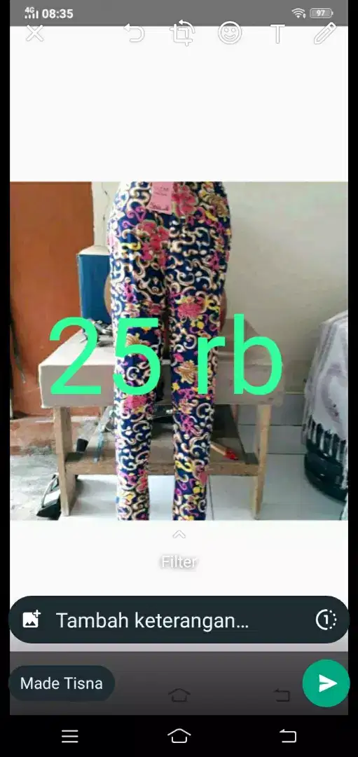 Celana Legging Panjang wanita dewasa