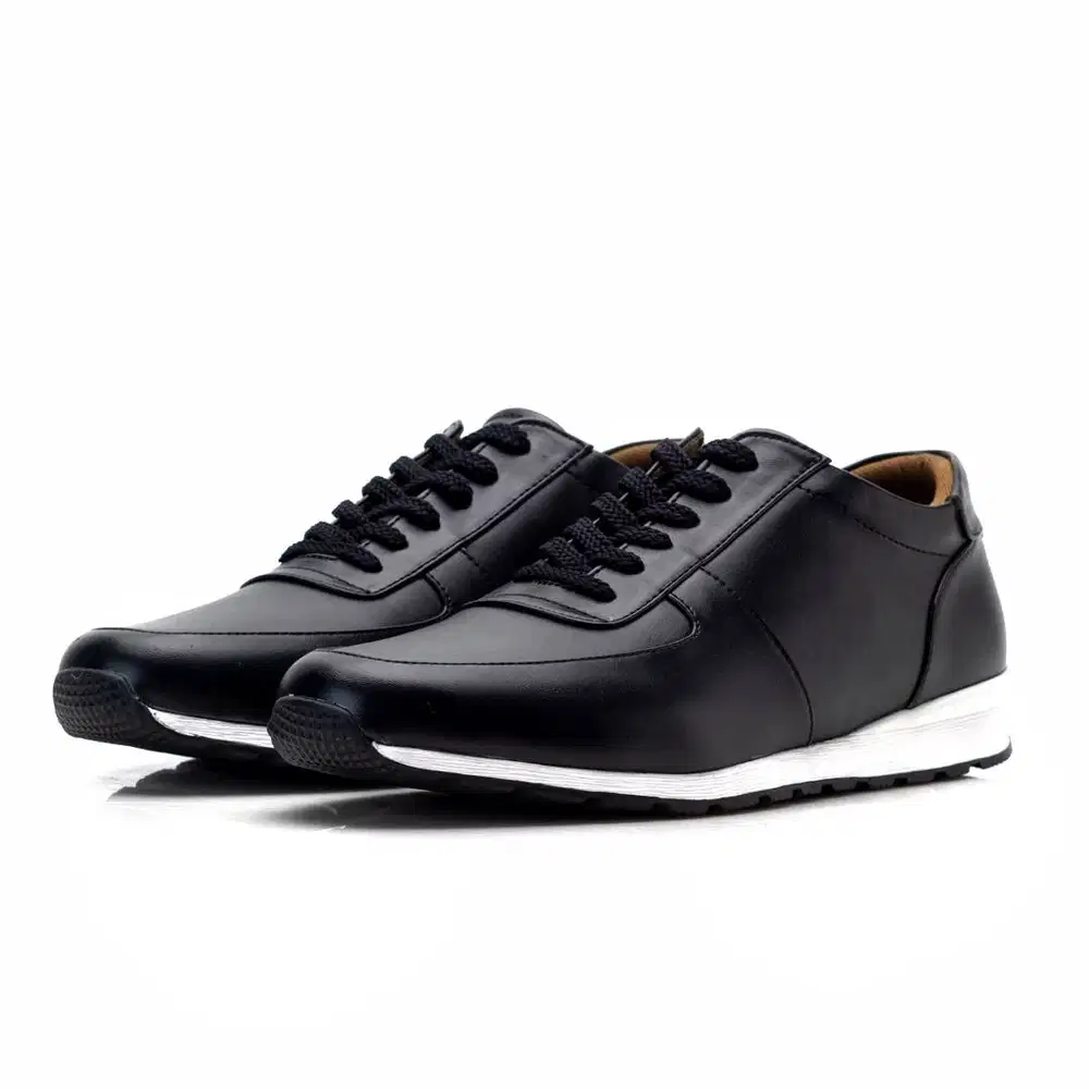 Sepatu Sneakers Pria Original Reyl Alegro Black TotoSuryo x Reyl Man