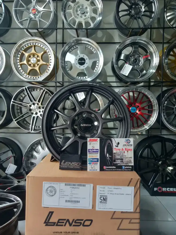 Velg lenso fanatic r15 4x100/114,3 lbr8 et35