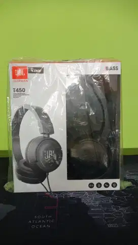 Headphone Headset JBL T450 Wired Hitam