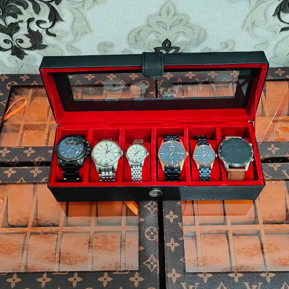 Jam Analog dan Digital Kotak Tempat Penyimpan Ready Stock Banda Aceh