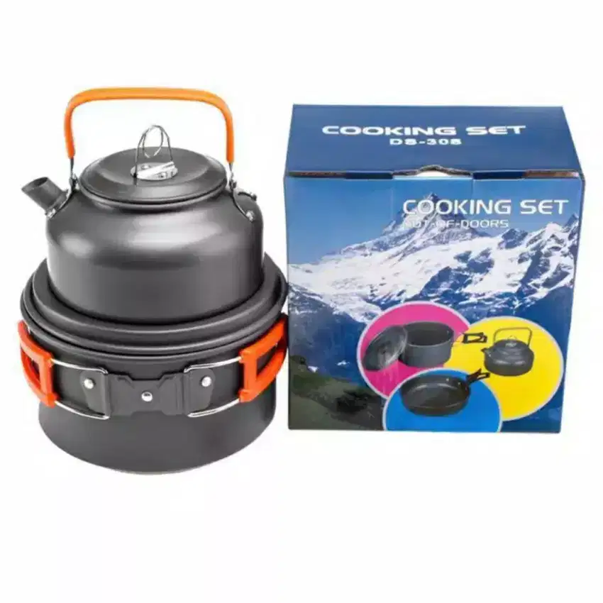 Cooking Set DS-308 ,  nesting DS308 , panci camping