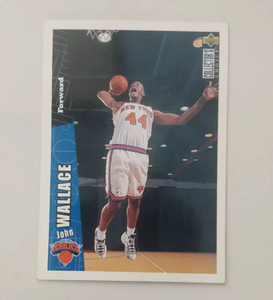 Kartu basket John Wallace Upper deck Collector's choice