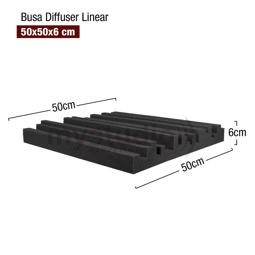 Busa Linier Diffuser Peredam Suara studio