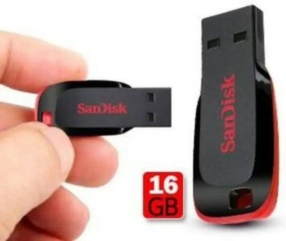 flashdisk fd sandisk 16gb original cruzer blade