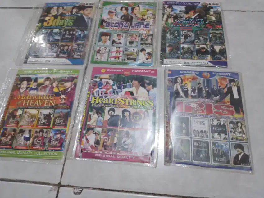 Film dvd film seri korea ada 12judul, 12pcs, kondisi ok dijamin, nego