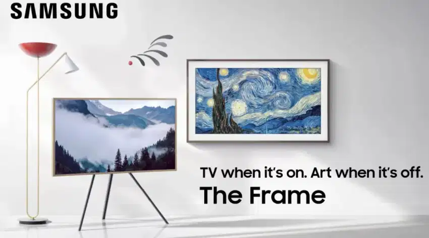 SAMSUNG QLED THE FRAME 43 INCH ( QA43LS03 GRATIS BRECKET WALL MOUNT )