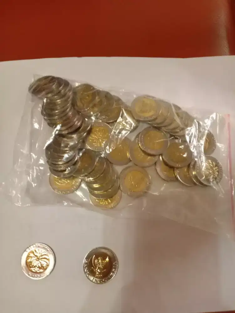 Jual koin pecahan 1000 rupiah kelapa sawit