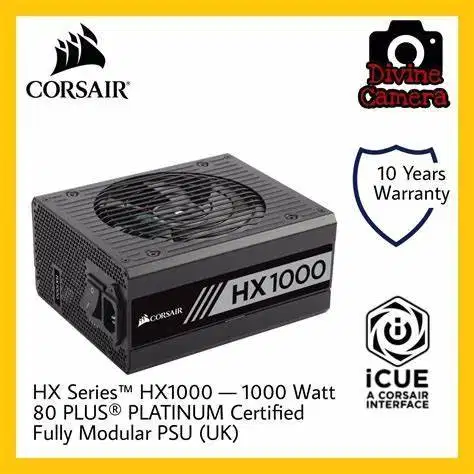 Corsair HX Series 1000W grs sd 2030 Full Modular Platinum