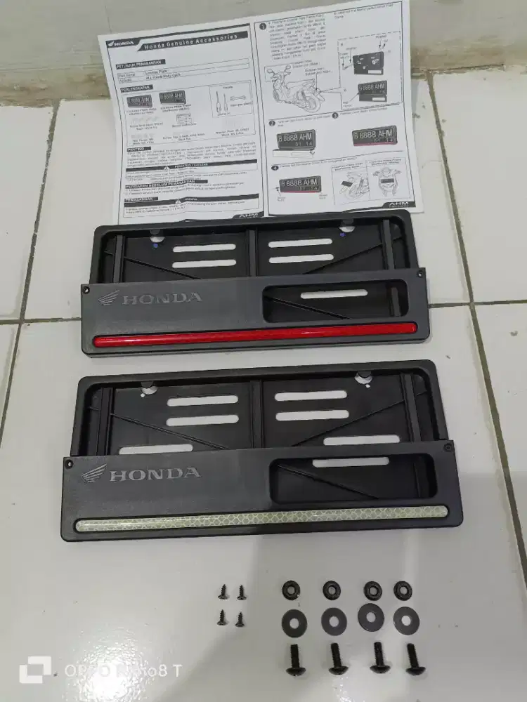 Bingkai plat motor (baru)