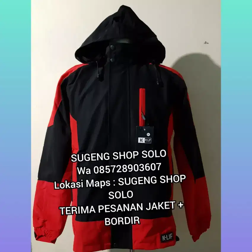 BORDIR JAKET PESAN JAKET + BORDIR SESUAI KEINGINAN