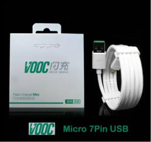 Kabel Data Oppo Fast Charging Original Vooc Micro 7pin USB