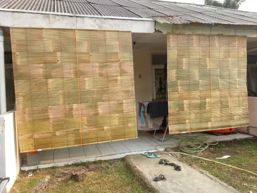 krey bambu/tirai bambu tali murah dan rapih