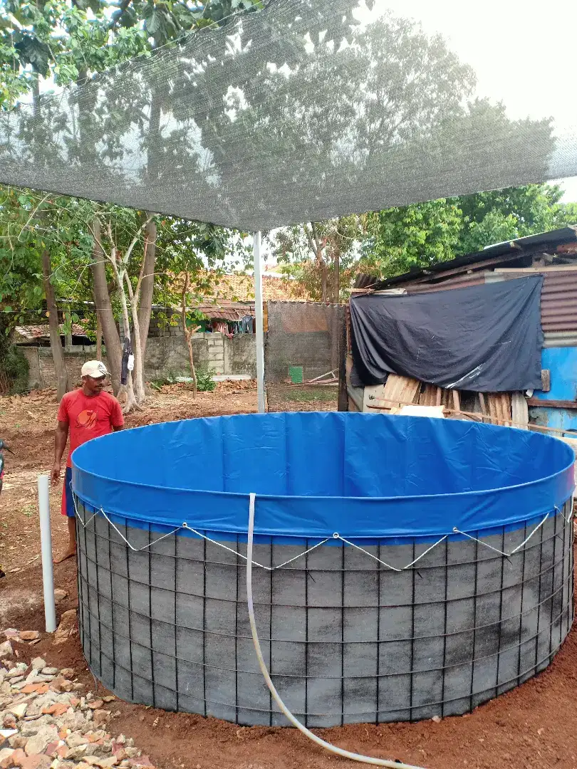 Terpal Orchid Kolam Bundar Bioflok