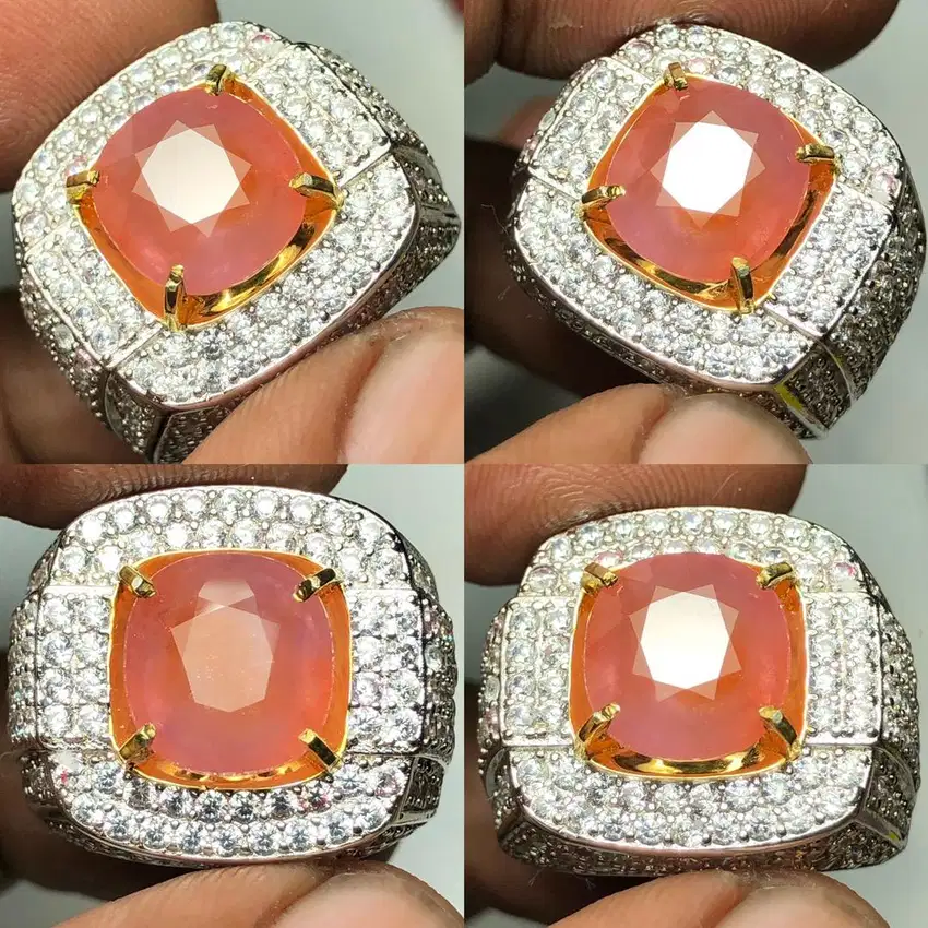 Natural padparadscha sapphire 7.67 cts hq