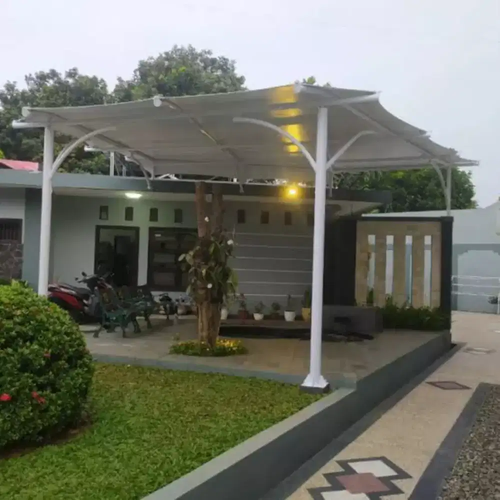 Pasang kanopi membran harga murah