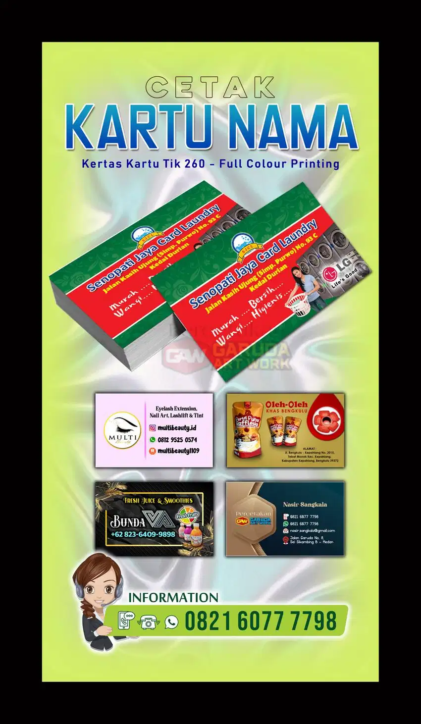 CETAK KARTU NAMA (BUSSINESS CARD)