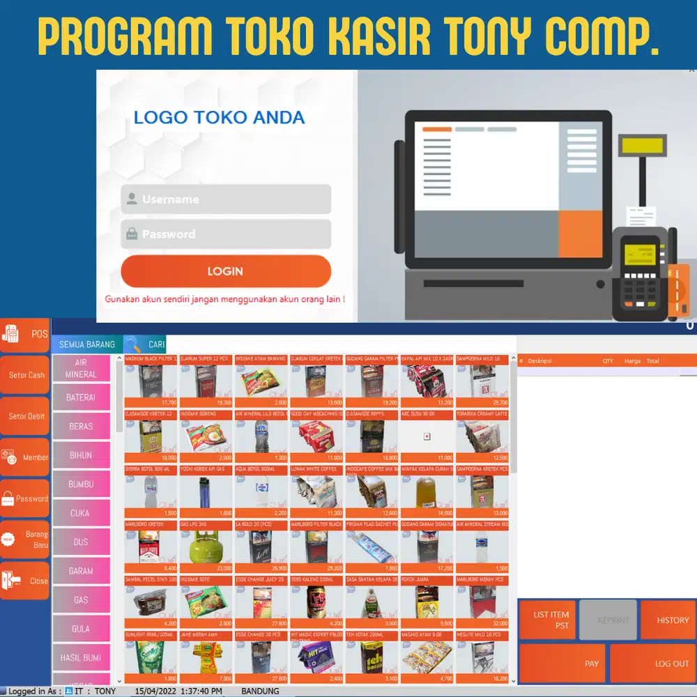 Jasa Pembuatan Program , Software, Skirpsi ,Andorid atau Web