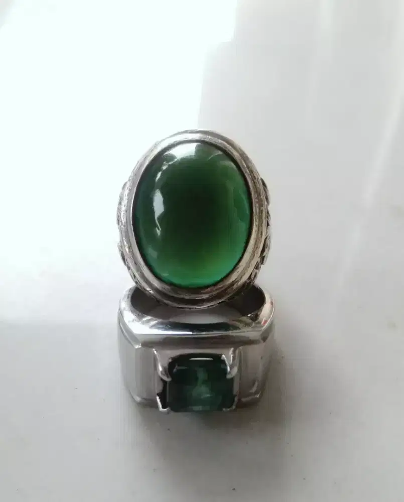 HARGA PROMO Cincin Natural Batu Asli Ijo Garut Marsih