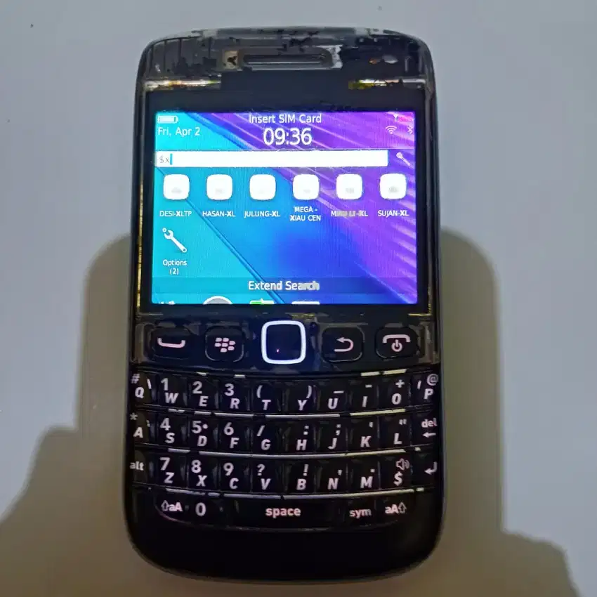 Hp BlackBerry Bold u / Teleponan